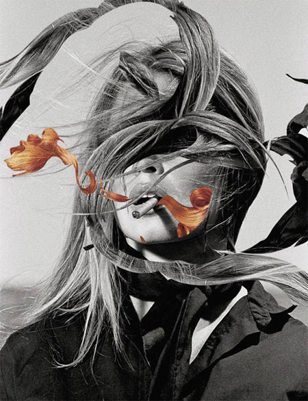 Terry O'Neill 'Reworked'; Brigitte Bardot hair