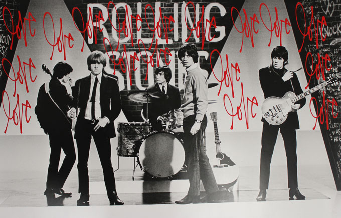 Terry ONeill Reworked rolling stones