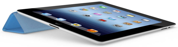 The new iPad 3 with fold out cover