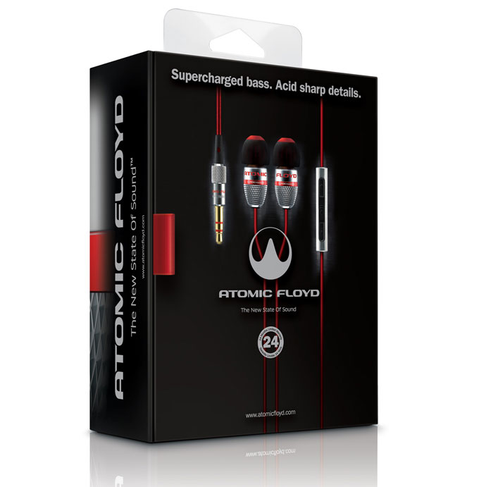 Atomic Floyd SuperDarts in-ear stereo headphones image