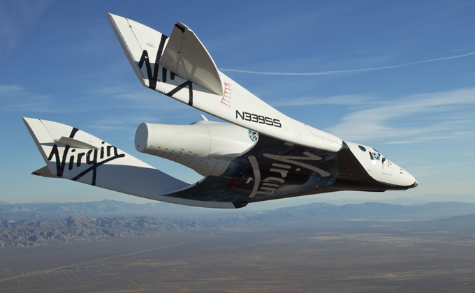 Virgin Galactic GF01 Glide Flight- 1st test flight of SpaceShip2