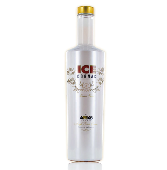Silver bottle of Ice Cognac ABK6
