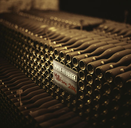 Piper-Heidscieck champagne cellar bottles heritage picture