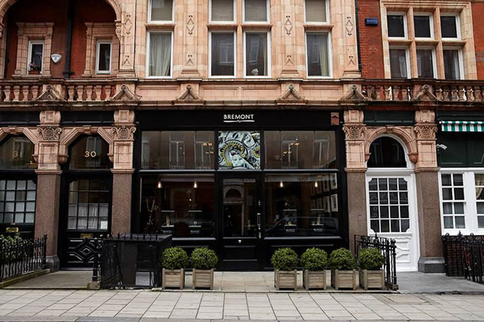Bremont South Audley Street Mayfair - Boutique launch party outside image