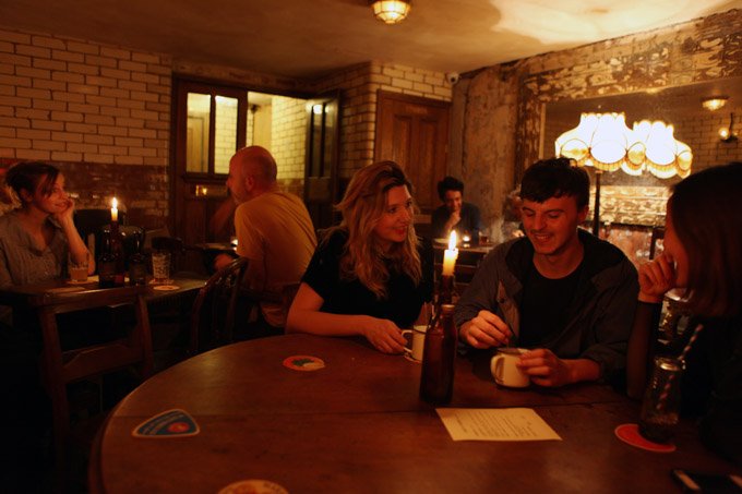 Ruby’s cocktail bar interior